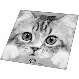 LITTLE BALANCE 8335 - Elektronische weegschaal - Design ""The Cat"" - 180 kg/100 g