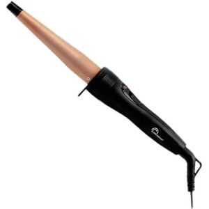 LITTLE BALANCE 8623 Ionic Curl & Style, krultang, krultang, conische buis van 13 tot 25 mm, keramiek en ionische toermalijn, zwart