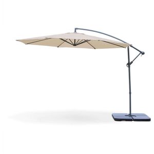 sweeek - Zweefparasol rond hardelot diameter 350cm excentrisch 8 baleinen
