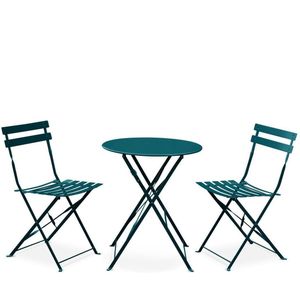 sweeek - Bistroset 2 stoelen, ronde tafel