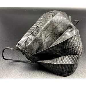 CECONCEPT Barrièremasker, stofmasker, 20 keer wasbaar, 3-laags, categorie 1 UNS1, AFNOR, DGA gecertificeerd, kleur: zwart