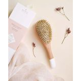 Bachca Wooden Hair Brush - Boar & Nylon Bristles