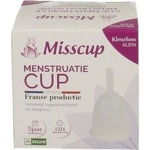 Misscup - Menstruatie Cup - Kleurloos - Medische Siliconen - Herbruikbaar