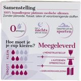 Misscup - Menstruatie Cup - Groot - Kleurloos - 1ST