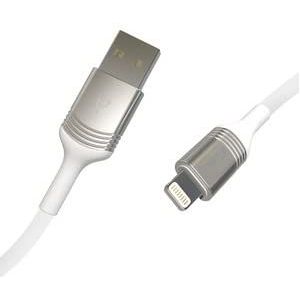 Green_E MFI gevlochten kabel 1,2 m + MFI-oplaadkabel 2,5 m wit
