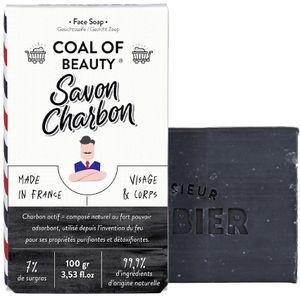 Monsieur Barbier Face & Body Soap Coal Gezichtsreiniging 100 g Heren