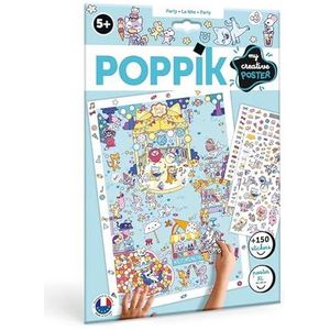 Poppik Sticker poster Feest