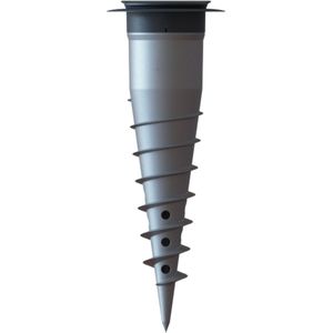 Gard & Rock® Gepatenteerd Grondanker met schroef – Grond Plug / Anker - Aluminium