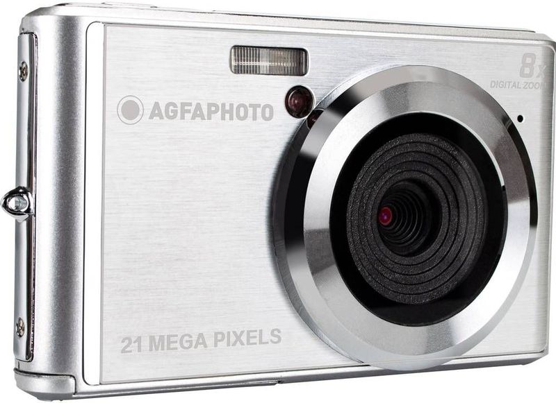 Agfa - DC5200 Silver - Digitale Camera - Zilver - 21 MP Resolutie