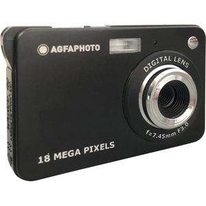 AgfaPhoto Compact DC5100, 18 MP, 4896 x 3672 Pixels, CMOS, HD, 90 g, Zwart