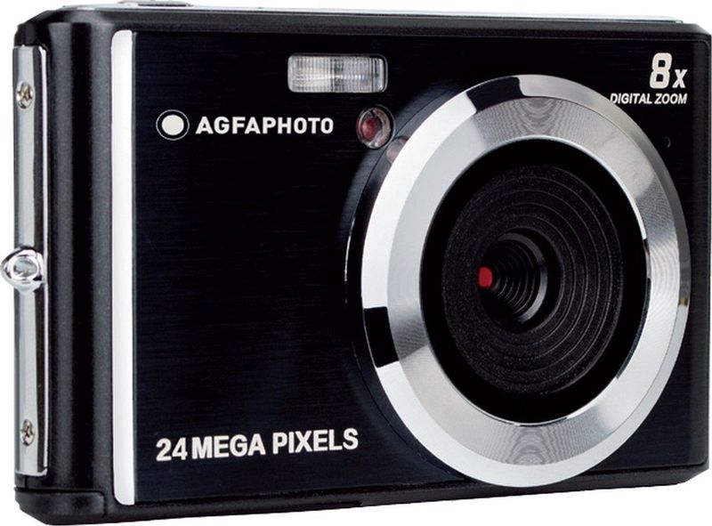 AgfaPhoto - Compact DC5500 - Digitale Camera - Zwart - 24 MP CMOS, 8x Digitale Zoom, HD Video 1280x720