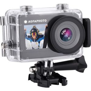 AgfaPhoto - Realmove AC7000 - Sportcamera - Zwart - Dubbel Scherm - Inclusief Accessoires