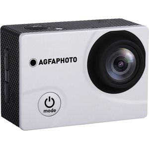 AGFA PHOTO Realimove AC5000 Digitale actiecamera, waterdicht, 30 m (True 720P, LCD-display, 2,0 inch lcd-display, lithiumbatterij, 12 accessoires inbegrepen, wifi), grijs - 720P