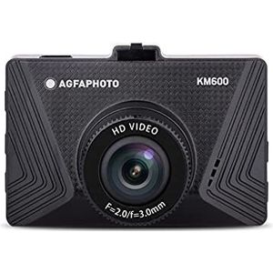 AgfaPhoto Realimove KM600 HD Dashcam| Car Camera with 2 Inch LCD Screen & 120° Wide Angle