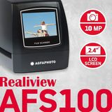 AGFAPHOTO - Realiview - Digitale Filmscanner - Zwart - 1800/3600 dpi, USB, Bluetooth, 2,4-inch LCD