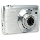 AGFA Photo Realishot DC8200 - Kompaktkamera, 18MP, Full HD Video, 2,7'' LCD-Bildschirm, 8-facher optischer Zoom, Lithium-Batterie und 16GB SD-Karte - Silber