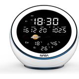 NASA - Weerstation en Bluetooth-luidspreker WSP1500 wit - 2 buitensensoren - levering met voeding