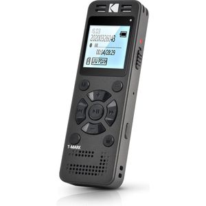 Kodak - VRC 350 - Voicerecorder - Zwart - 8 GB Intern Geheugen