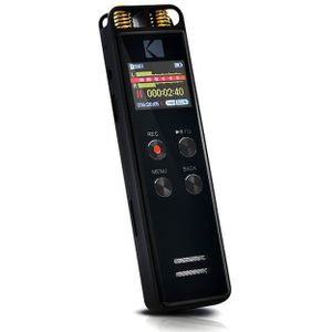 Kodak - VRC 550 - Dictafoon - Zwart - 16 GB Intern Geheugen