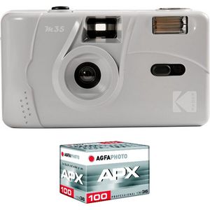 KODAK M35-35mm Aergentic Camera Grijs: De Tijdloze Elegantie van Oplaadbare Fotografie