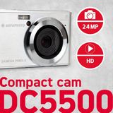 AgfaPhoto Compact DC5500 - 24 MP - CMOS - Zilver