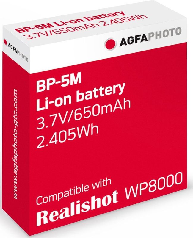 Agfa Photo - Batterie Li-ion BL-5B - 3.7V - 700mAh