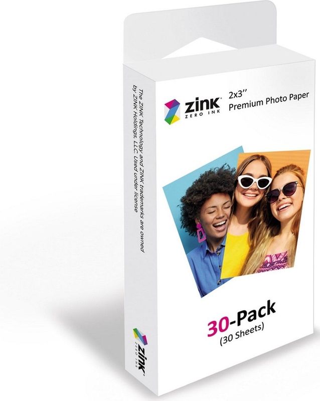 Agfa - Zink 30 Stuks - Zelfklevend Papier - 75 x 50 mm - Inktvrij