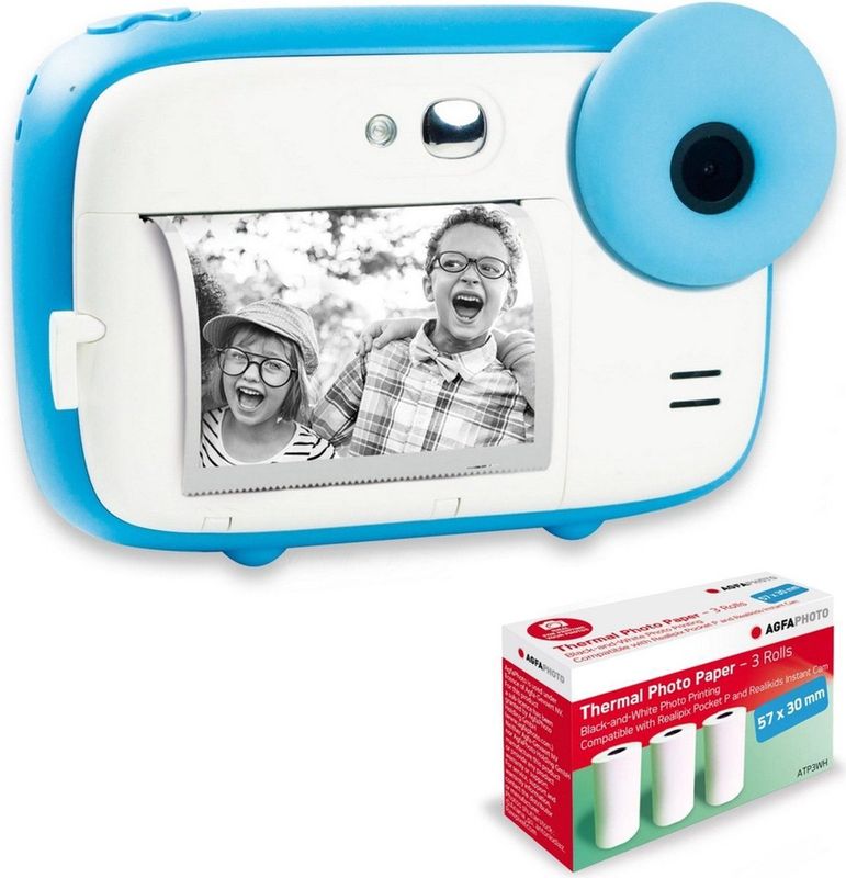 AGFA PHOTO Realikids Instant Cam - 3 Rollen - Blauw