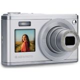 AGFA PHOTO Realishot DC9200 - Kompakte Digitalkamera, 24 MP, 4K Video, 10x optischer Zoom, Doppelbildschirm 2,8"" + 1,54"", CMOS-Sensor, Bildstabilisierung, Lithium-Batterie - Silber