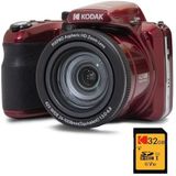KODAK Pixpro Astro Zoom AZ425 - digitale camera Bridge, 42 x optische zoom, 24 mm groothoek, 20 megapixels, LCD 3, 1080p Full HD-video, Li-Ion-batterij, rood