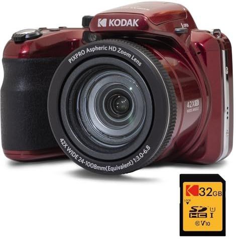 KODAK Pixpro Astro Zoom AZ425 - Digitale Bridgecamera - Rood - 20 Megapixels