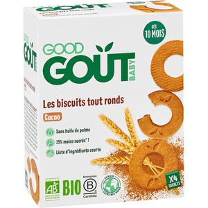 Good Goût Zeer Ronde Cacaokoekjes Vanaf 10 Maanden Biologisch 20 Koekjes