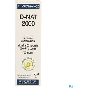 Vitamine D - 2000 IE - Natuurlijke Vorm - 50 μg per Druppel