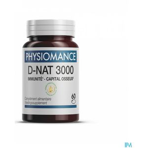 Physiomance - D-NAT 3000 - Vitamine D3 - 3000 IE - Biologische Olijfolie