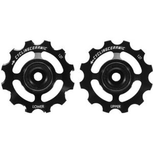 Cycling Ceramic Pulley wheels 12T Sram 12s AXS - FORCE, RED - BLACK