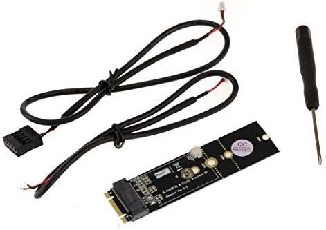 KALEA-INFORMATIQUE M2 E Key Adapter - Compatibel met Intel 7265 8260 8265 9060