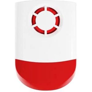 WOS301 bedrade buitensirene, compatibel met Daewoo Security AM301, akoestisch alarm, detectiewaarschuwing, voorkomt inbraak dankzij waarschuwingsmeldingen