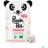 Panda - Morning Boost - Kruidenthee - 28 Katoenen Zakjes - Natuurlijke Energieondersteuning