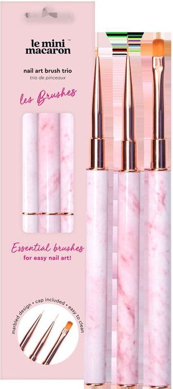 Le Mini Macaron Nail Art Brush Trio Brushes 33 g 3 stk.
