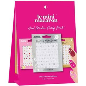 Le Mini Macaron Nail Stickers Party Pack