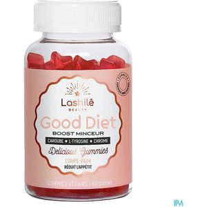 Lashile - Good Diet - Gummies - Suikervrij - Veganistisch - Abrikoos Smaak