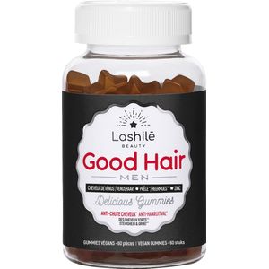 Lashilé Beauty Good Hair Men - Tegen Haaruitval - Haarvitamine - Vitamine B6 - 60 gummies