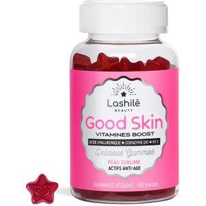 Lashilé Beauty Good Skin - Huidverzoring voor Stralende Huid - Anti Rimpel - 60 gummies
