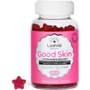 Lashilé Beauty Good Skin - Huidverzoring voor Stralende Huid - Anti Rimpel - 60 gummies - suikervrij