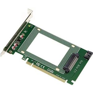 KALEA-INFORMATIQUE PCIe x16 type PCIe 3.0-controllerkaart voor PCIe NVMe U.2 SSD's