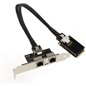KALEA-INFORMATIQUE Mini PCI Express (MiniPCIE) 2 Port RJ45 LAN GIGABIT LAN ethernet Netwerkcontroller Kaart met Intel I350 Chipset