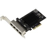 KALEA-INFORMATIQUE PCIe LAN Quad Gigabit Ethernet - 4 RJ45-poorten - Realtek RTL8125 chipset