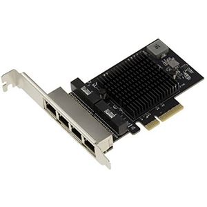 KALEA-INFORMATIQUE PCIe LAN Quad Gigabit Ethernet - 4 RJ45-poorten - Realtek RTL8125 chipset