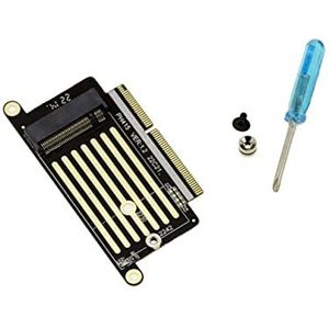 KALEA-INFORMATIQUE M2 NVMe M Key-adapter ter vervanging van de 22+34 punts SSD in een 2016 of 2017 MACBOOK Pro A1708