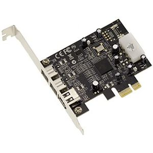 KALEA-INFORMATIE PCI Express PCIe x1 Firewire 800 en 400 IEEE1394A en IEEE1394B 2+1 uitgangen met TI-chipset XIO2213BZAY